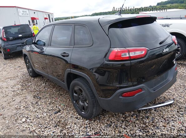 1C4PJLAB6GW282004 2016 JEEP CHEROKEE Черный Задняя левая четверть