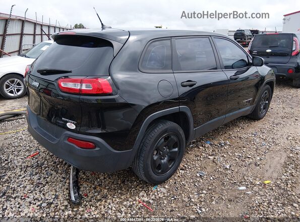 1C4PJLAB6GW282004 2016 JEEP CHEROKEE Черный Задняя правая четверть
