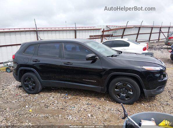 1C4PJLAB6GW282004 2016 JEEP CHEROKEE Черный Вид задней части салона