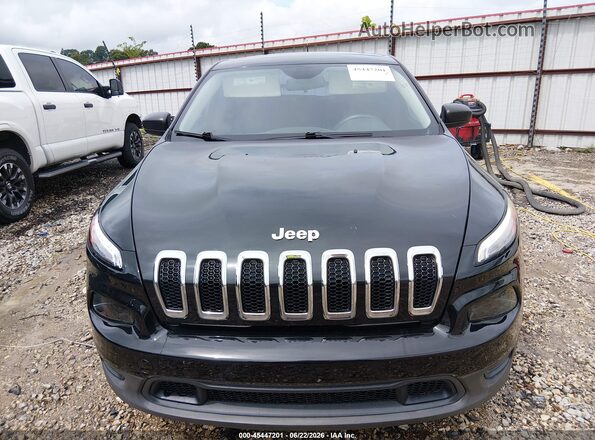 1C4PJLAB6GW282004 2016 JEEP CHEROKEE Черный Вид щитка приборов