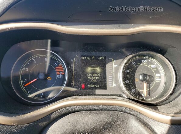 1C4PJLAB6GW307290 2016 JEEP CHEROKEE Black Սարքավորումների վահանակի տեսք