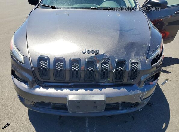 1C4PJLAB6HW508799 2017 JEEP CHEROKEE Charcoal 