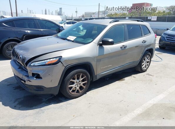 1C4PJLAB6HW603704 2017 JEEP CHEROKEE Gold 