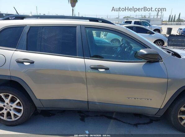 1C4PJLAB6HW603704 2017 JEEP CHEROKEE Gold 