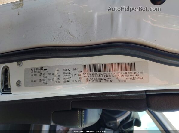 1C4PJLAB7GW158789 2016 JEEP CHEROKEE White ძრავის განყოფილების ხედი