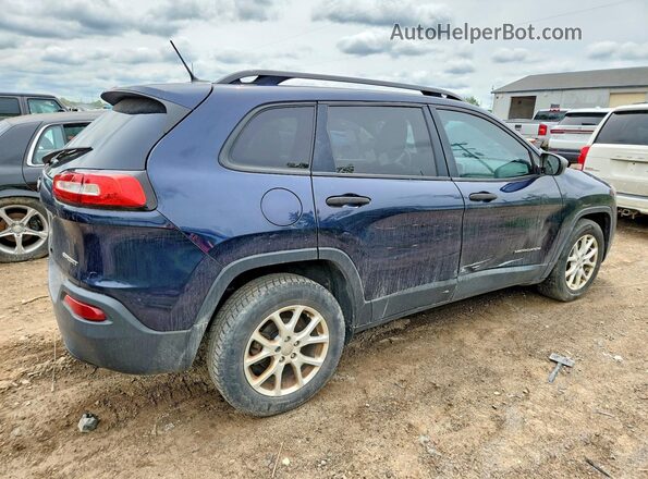 1C4PJLAB7GW303569 2016 JEEP CHEROKEE Blue 