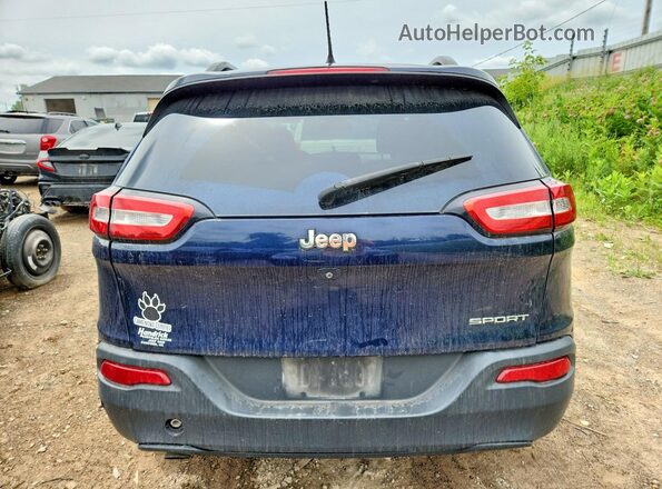 1C4PJLAB7GW303569 2016 JEEP CHEROKEE Blue 