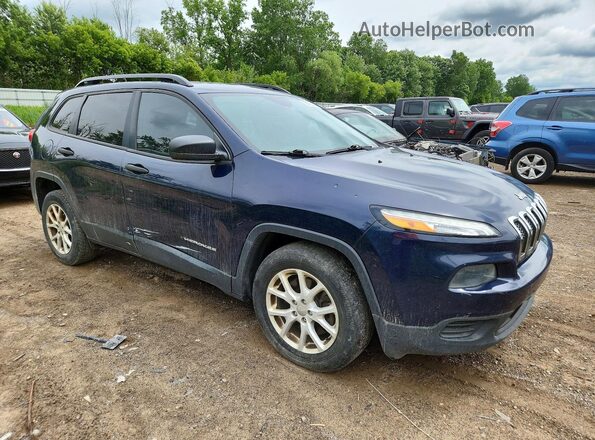 1C4PJLAB7GW303569 2016 JEEP CHEROKEE Blue 