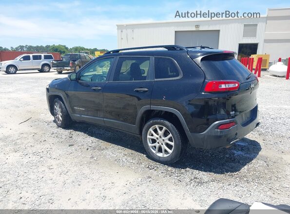 1C4PJLAB7HW591921 2017 JEEP CHEROKEE Черный Задняя левая четверть