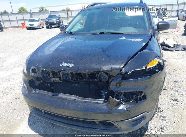1C4PJLAB7HW591921 2017 JEEP CHEROKEE Черный Вид спереди