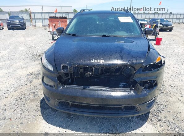 1C4PJLAB7HW591921 2017 JEEP CHEROKEE Черный Вид задней части салона