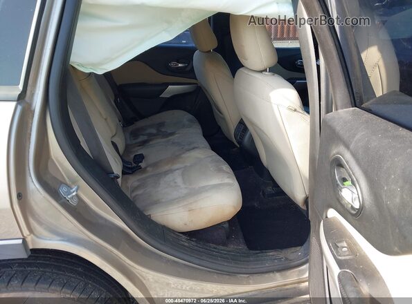 1C4PJLAB7HW603470 2017 JEEP CHEROKEE Brown Vista de la etiqueta del VIN