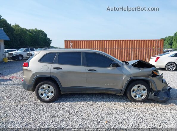 1C4PJLAB7HW603470 2017 JEEP CHEROKEE Brown Vista interior trasera