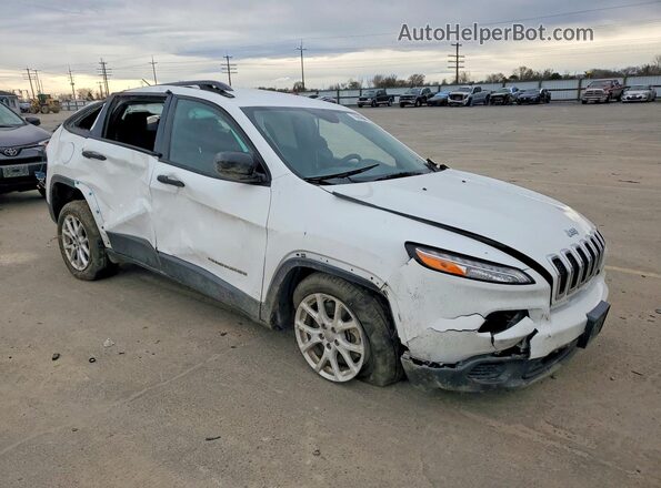 1C4PJLAB7HW663250 2017 JEEP CHEROKEE White 