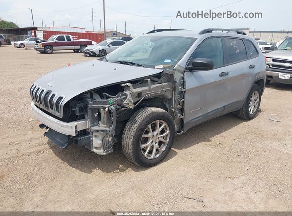 1C4PJLAB8GW172023 2016 JEEP CHEROKEE Gray Przód lewy