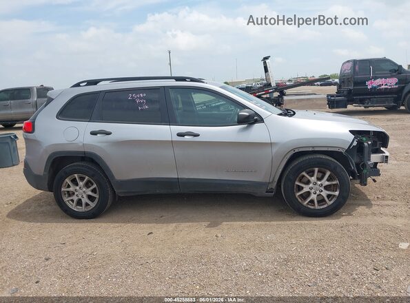 1C4PJLAB8GW172023 2016 JEEP CHEROKEE Gray Widok wnętrza 360 stopni