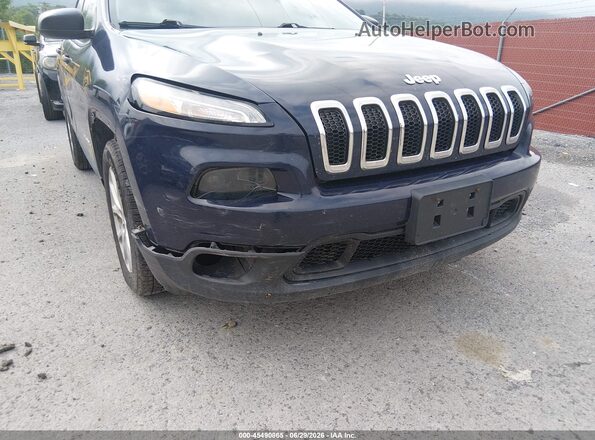 1C4PJLAB9GW190773 2016 JEEP CHEROKEE Blue Դիմացի տեսք