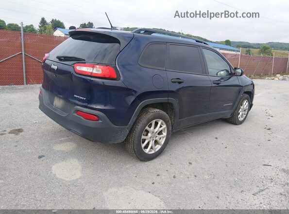 1C4PJLAB9GW190773 2016 JEEP CHEROKEE Blue Հետևի աջ