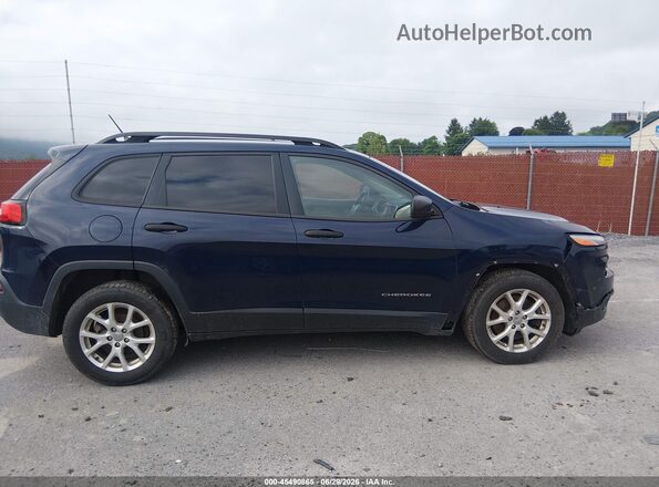 1C4PJLAB9GW190773 2016 JEEP CHEROKEE Blue Սալոնի հետևի տեսք