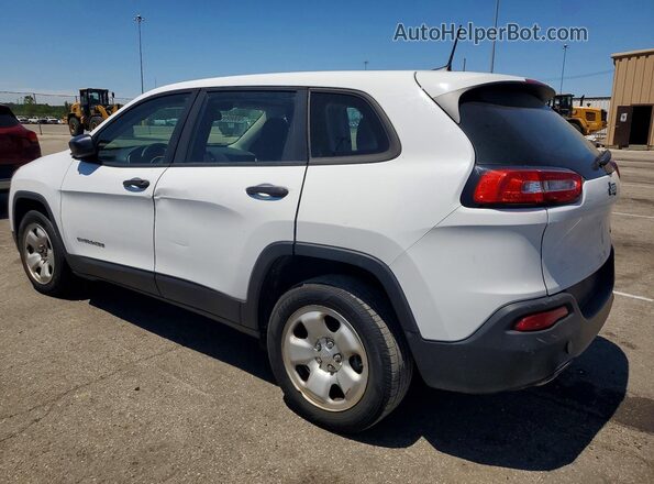 1C4PJLAB9HW507789 2017 JEEP CHEROKEE White Trasero izquierdo