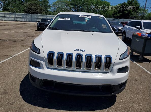 1C4PJLAB9HW507789 2017 JEEP CHEROKEE White Vista frontal