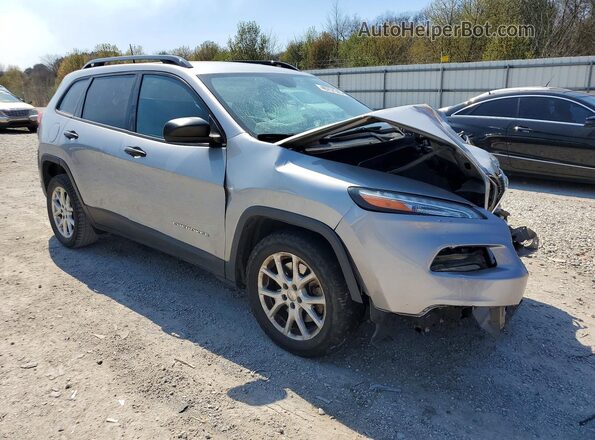 1C4PJLAB9HW617659 2017 JEEP CHEROKEE Gray 