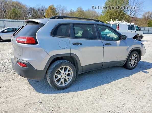 1C4PJLAB9HW617659 2017 JEEP CHEROKEE Gray 