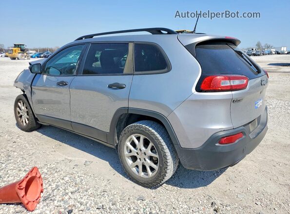 1C4PJLAB9HW617659 2017 JEEP CHEROKEE Gray 