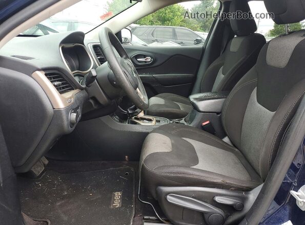 1C4PJLABXGW207306 2016 JEEP CHEROKEE Синий Вид салона спереди