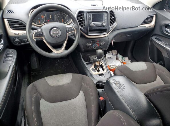 1C4PJLABXGW207306 2016 JEEP CHEROKEE Синий Вид панели приборов