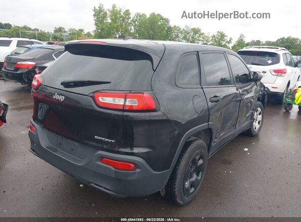 1C4PJLABXGW243092 2016 JEEP CHEROKEE Black Հետևի աջ