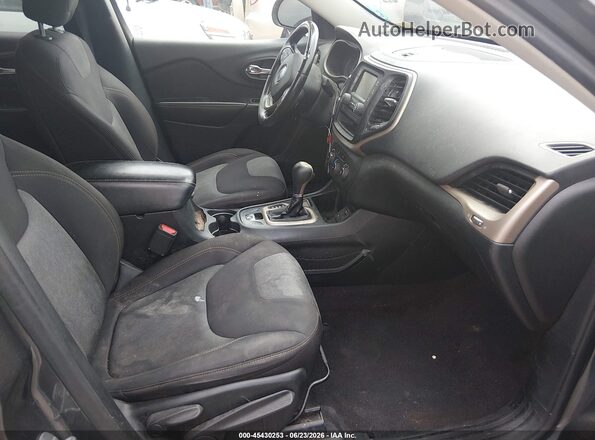 1C4PJLABXGW351003 2016 JEEP CHEROKEE Gray წინა სალონის ხედი