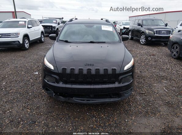 1C4PJLABXHW514699 2017 JEEP CHEROKEE Black ხელსაწყოთა პანელის ხედი