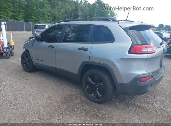 1C4PJLABXHW586048 2017 JEEP CHEROKEE Silver Rear left
