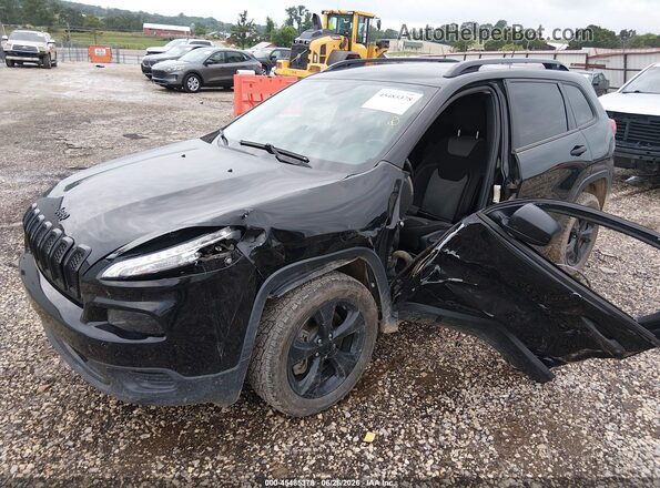 1C4PJLAS0HW654728 2017 JEEP CHEROKEE Черный Передняя левая четверть