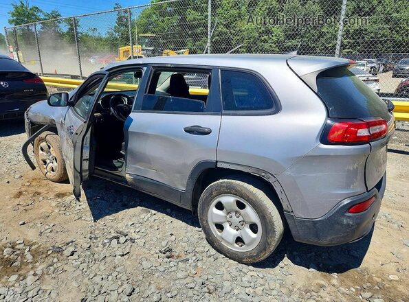 1C4PJLAS6HW541088 2017 JEEP CHEROKEE Silver 