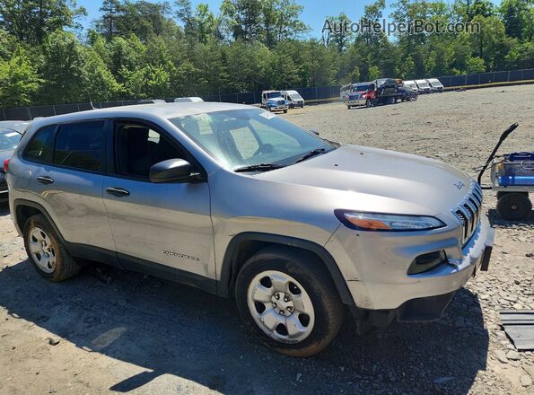 1C4PJLAS6HW541088 2017 JEEP CHEROKEE Silver 