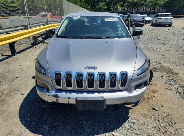 1C4PJLAS6HW541088 2017 JEEP CHEROKEE Silver 