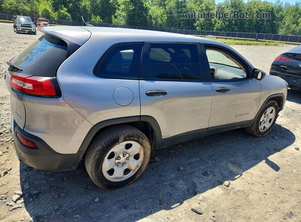 1C4PJLAS6HW541088 2017 JEEP CHEROKEE Silver 
