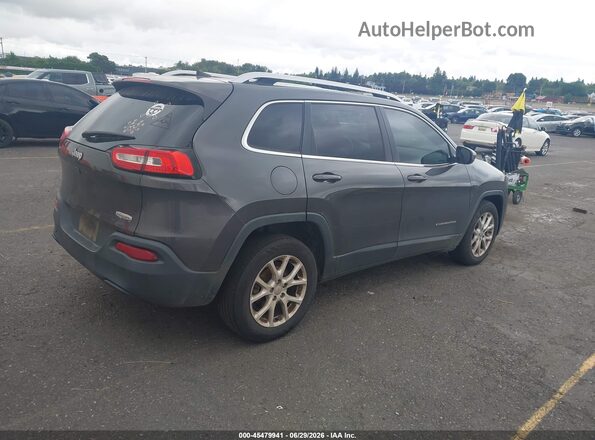 1C4PJLCB0GW259203 2016 JEEP CHEROKEE Gray Trasero derecho
