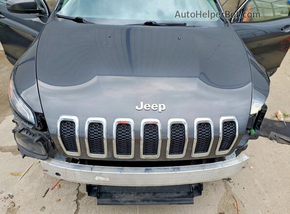1C4PJLCB0HW539995 2017 JEEP CHEROKEE Gray ძრავის განყოფილების ხედი