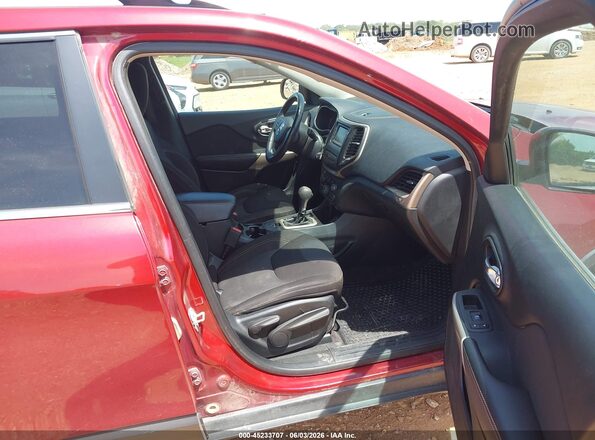 1C4PJLCB0HW644651 2017 JEEP CHEROKEE Maroon Սալոնի դիմացի տեսք