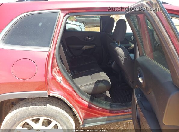 1C4PJLCB0HW644651 2017 JEEP CHEROKEE Maroon VIN կոդի պիտակի տեսք