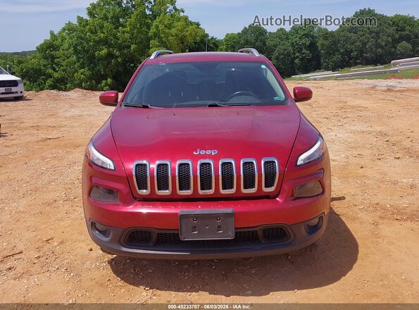 1C4PJLCB0HW644651 2017 JEEP CHEROKEE Maroon Սարքավորումների վահանակի տեսք