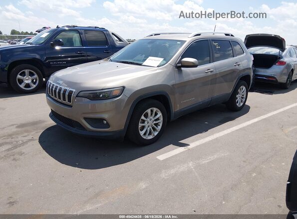 1C4PJLCB0KD396050 2019 JEEP CHEROKEE Gray Vista tres cuartos delantera izquierda