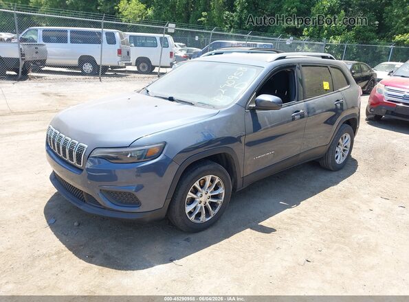 1C4PJLCB0LD569728 2020 JEEP CHEROKEE Синий Передняя левая четверть