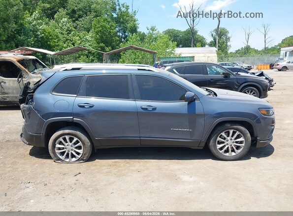 1C4PJLCB0LD569728 2020 JEEP CHEROKEE Синий Вид задней части салона