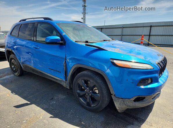 1C4PJLCB1JD563742 2018 JEEP CHEROKEE Blue 