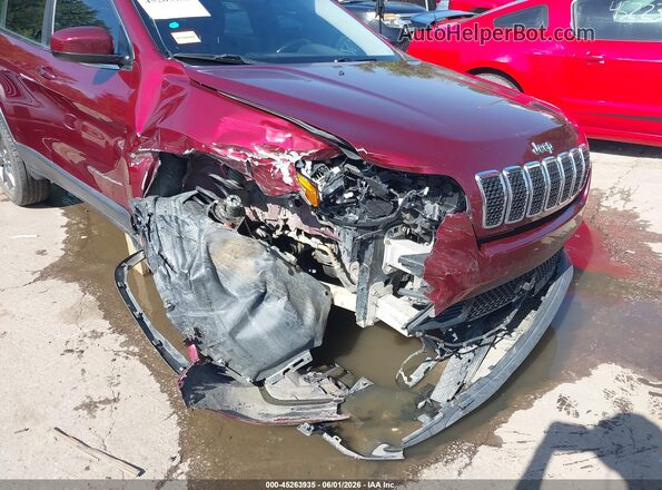 1C4PJLCB1KD109010 2019 JEEP CHEROKEE Красный Вид спереди