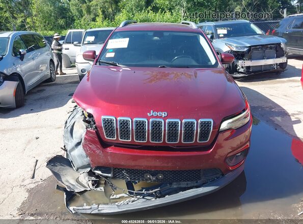 1C4PJLCB1KD109010 2019 JEEP CHEROKEE Красный Вид щитка приборов